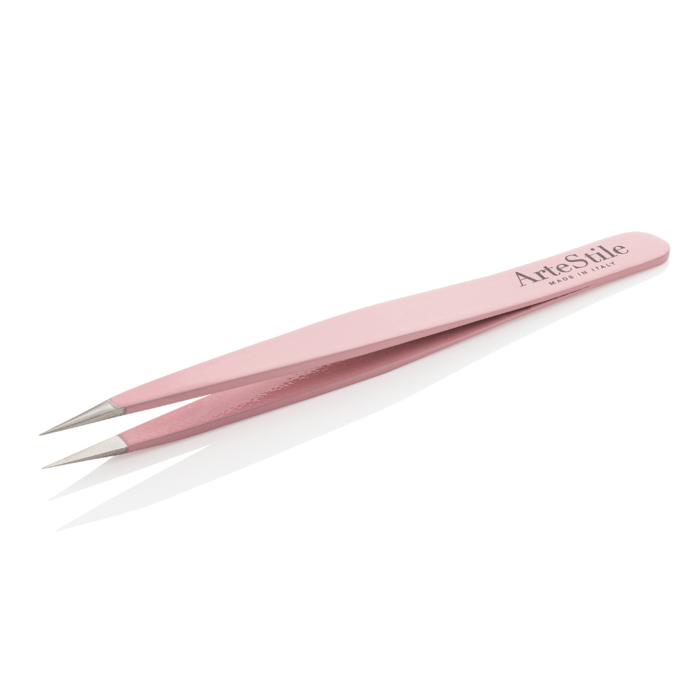 Point Tip Tweezers in Rosé