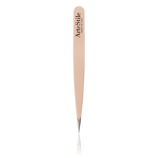 The Point Tip Tweezers in Sand - ArtStile Beauty