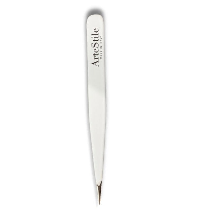 The Point Tip Tweezers in White